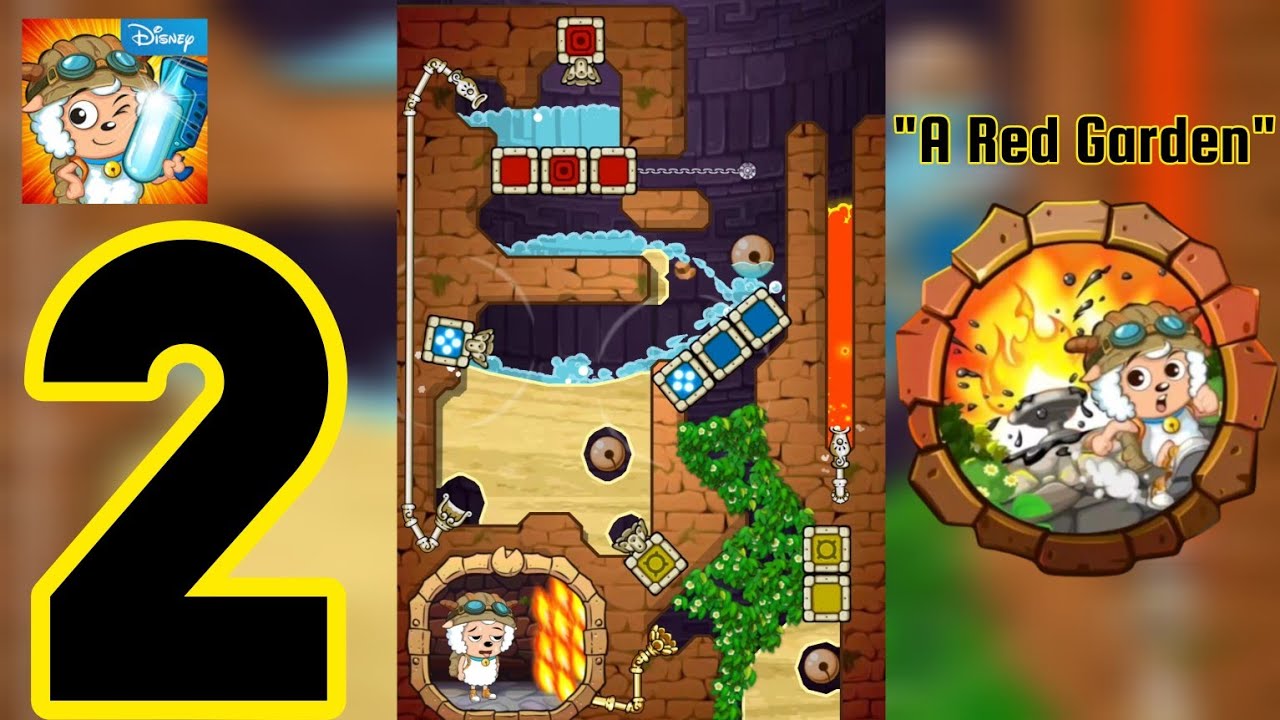 Where's My Water? Feat. Xyy - Gameplay Walkthrough Part 2 | "A Red Garden" | Disney | XiYangYang