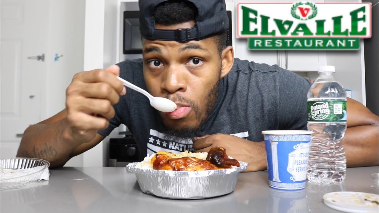 EL VALLE CHICKEN RICE AND BEANS MUKBANG!!! (ASMR)