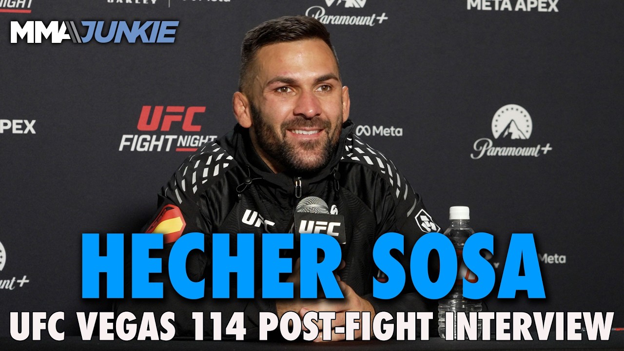 Hecher Sosa critical of debut win after failing to score knockout | UFC Vegas 114