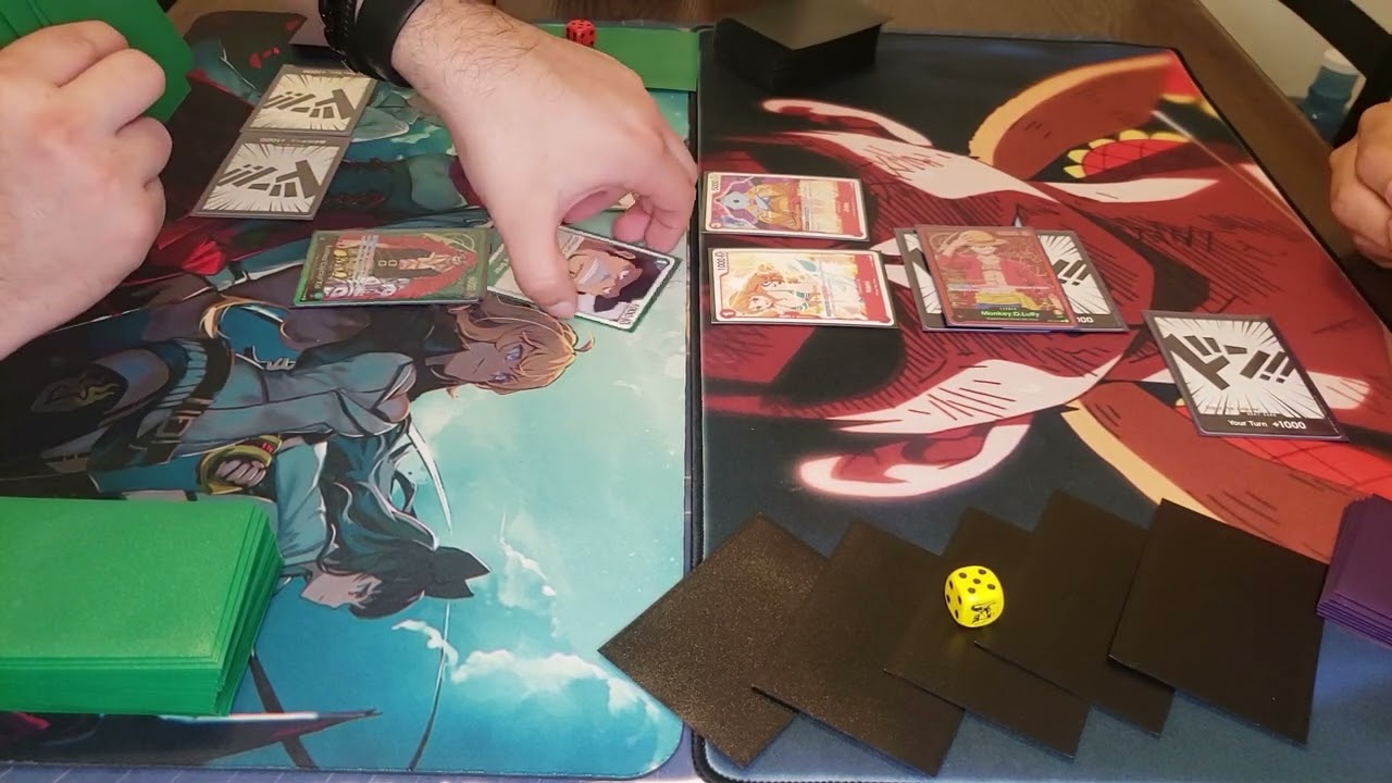 Playing One Piece TCG with a Friend for the FIRST TIME | GREAT VIDEO FOR FIRST TIME PLAYERS