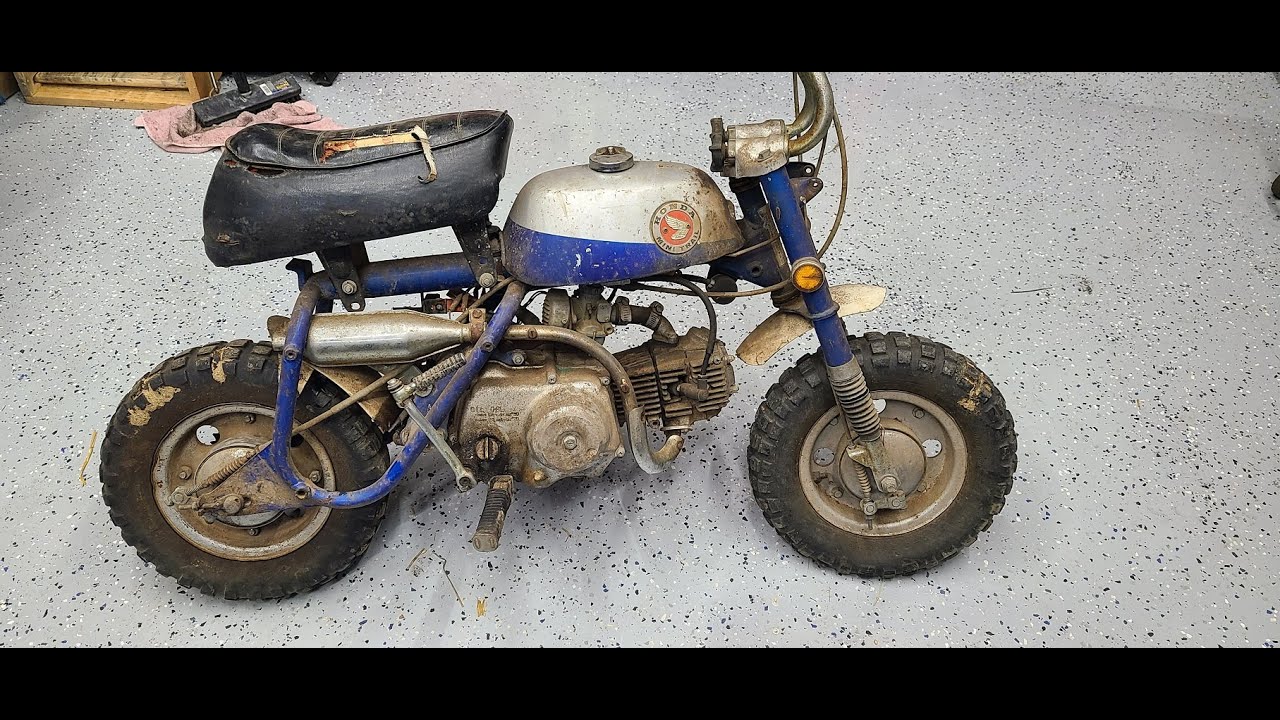 I bought a 1969 Honda Z50 at auction for $400. Let's go get it.