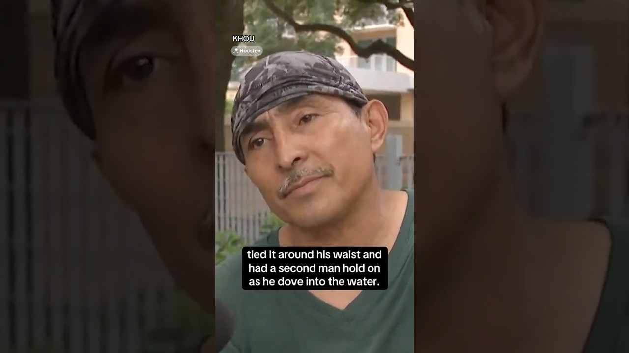 Good Samaritan rescues 2 children from sinking car in Houston 