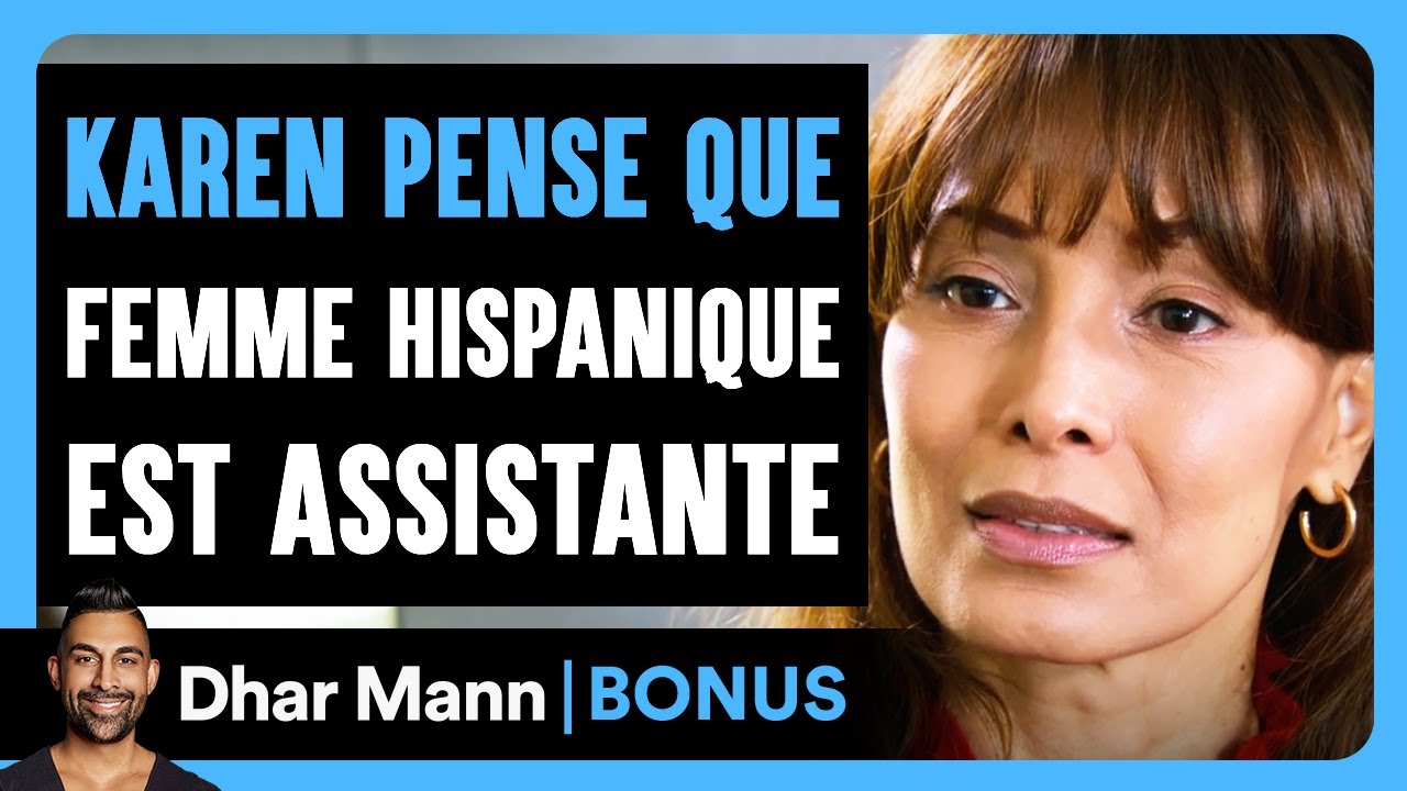 Karen Pense Que La Femme Hispanique Est Son Assistante | Dhar Mann Studios