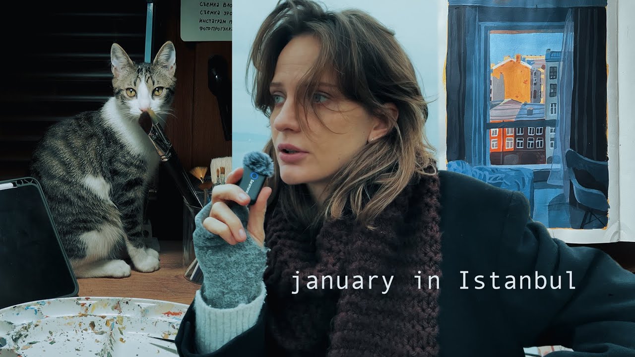 come for a walk in Istanbul with me & cosy day at home