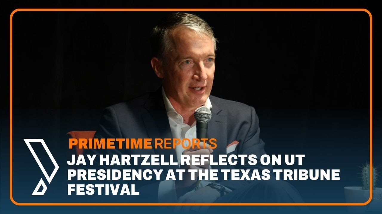 Jay Hartzell reflects on UT presidency at the Texas Tribune Festival