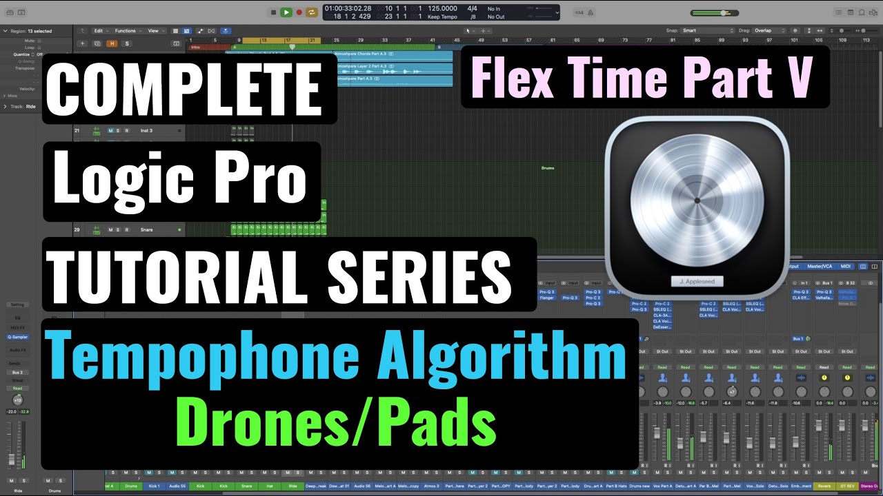 Logic Pro Complete Tutorial - 31 Tempophone Algorithm (Create Heavenly Pads/Drones)