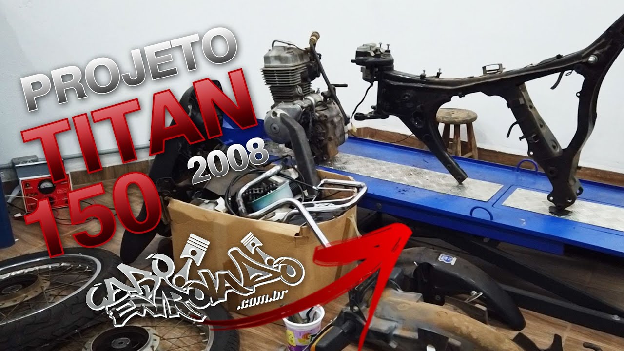 Projeto Titan 2008 Preta e Vermelha - Projeto TOP - Parte 1 de 2