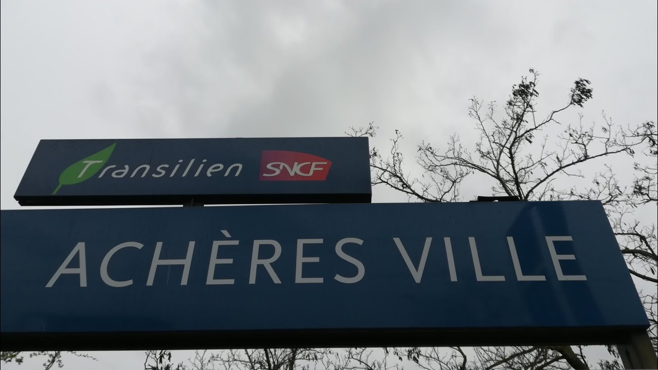 RER A/Transilien L : Spot à Achères Ville