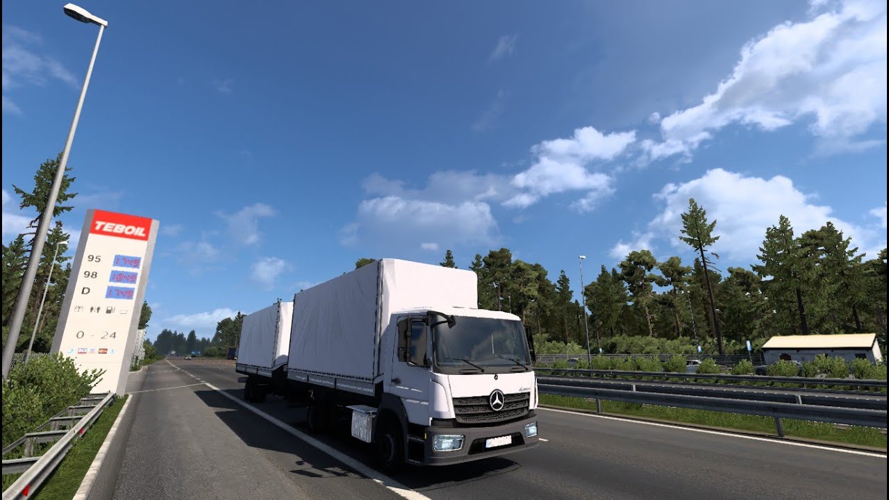 Euro Truck Simulator 2 1.54 Рromods Юливиеска в Рованиеми Медные водосточные системы 8 250 кг