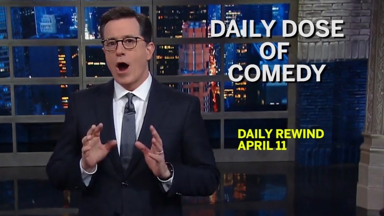 Late night comedy in today's Daily Rewind