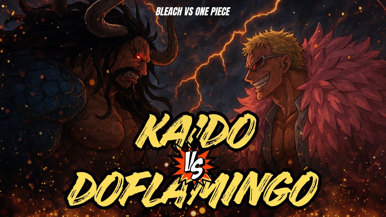 KAIDO vs DOFLAMINGO! 🔥 Epic 2v2 Anime Battle | Bleach vs One Piece #dota2 #bleach #onepiece