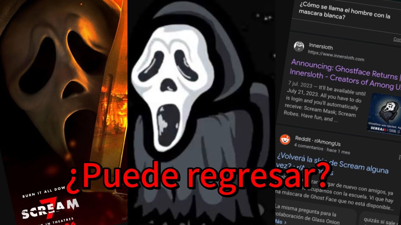 La skin de Ghostface puede regresar a among us? (Teoría) Especial halloween