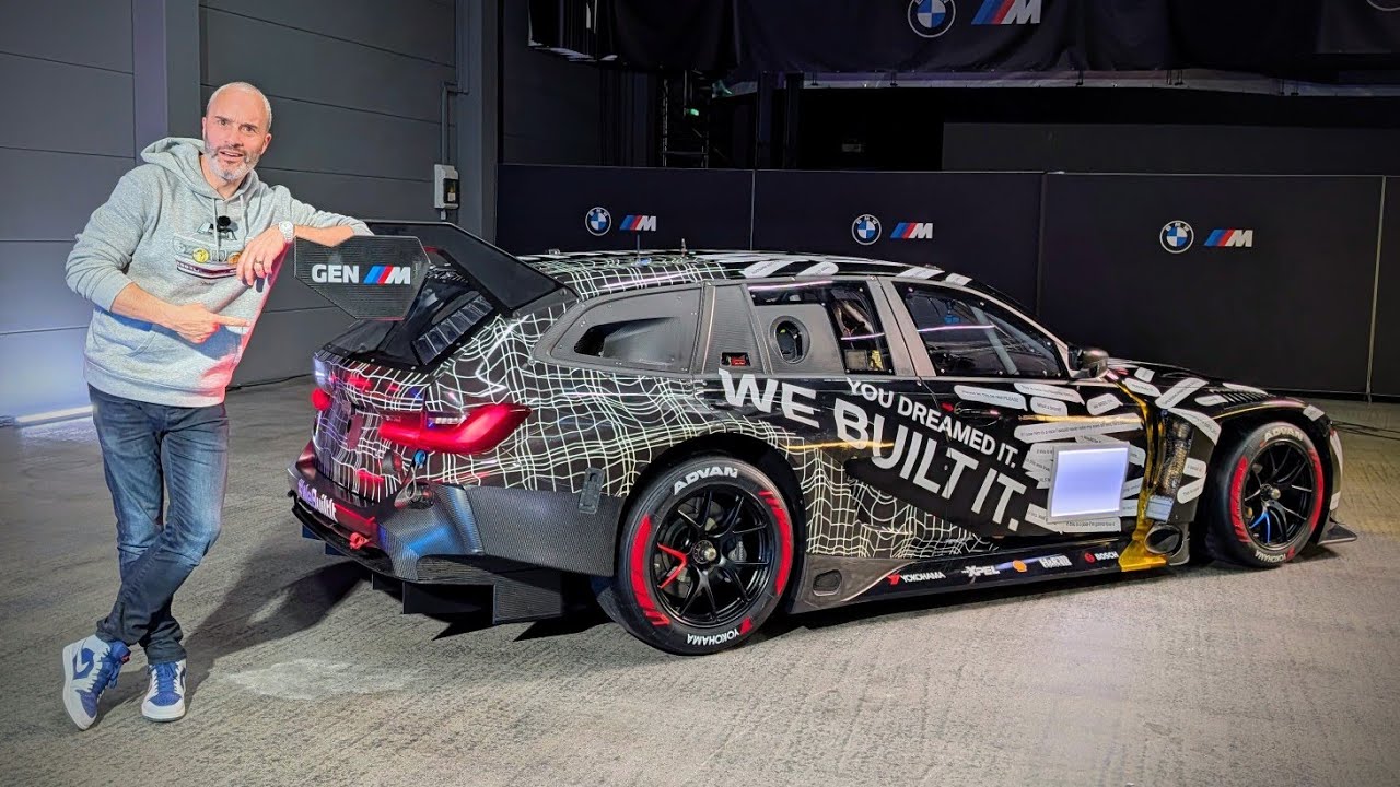 BMW M создала этот BMW M3 Touring 24 Hour GT3 стоимостью 900 000 евро | 4k