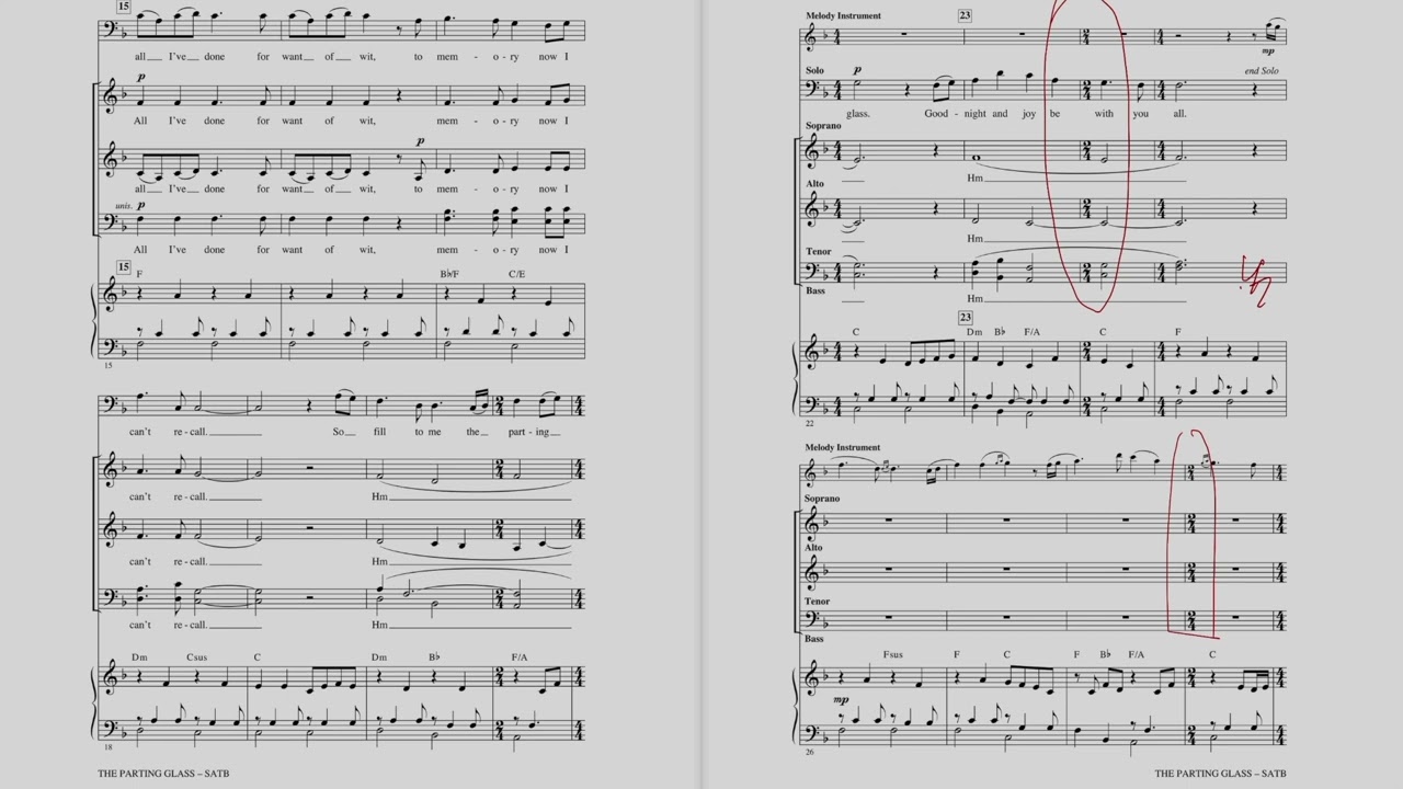 SVCC 2nd Tenor Practice  ~ The Parting Glass