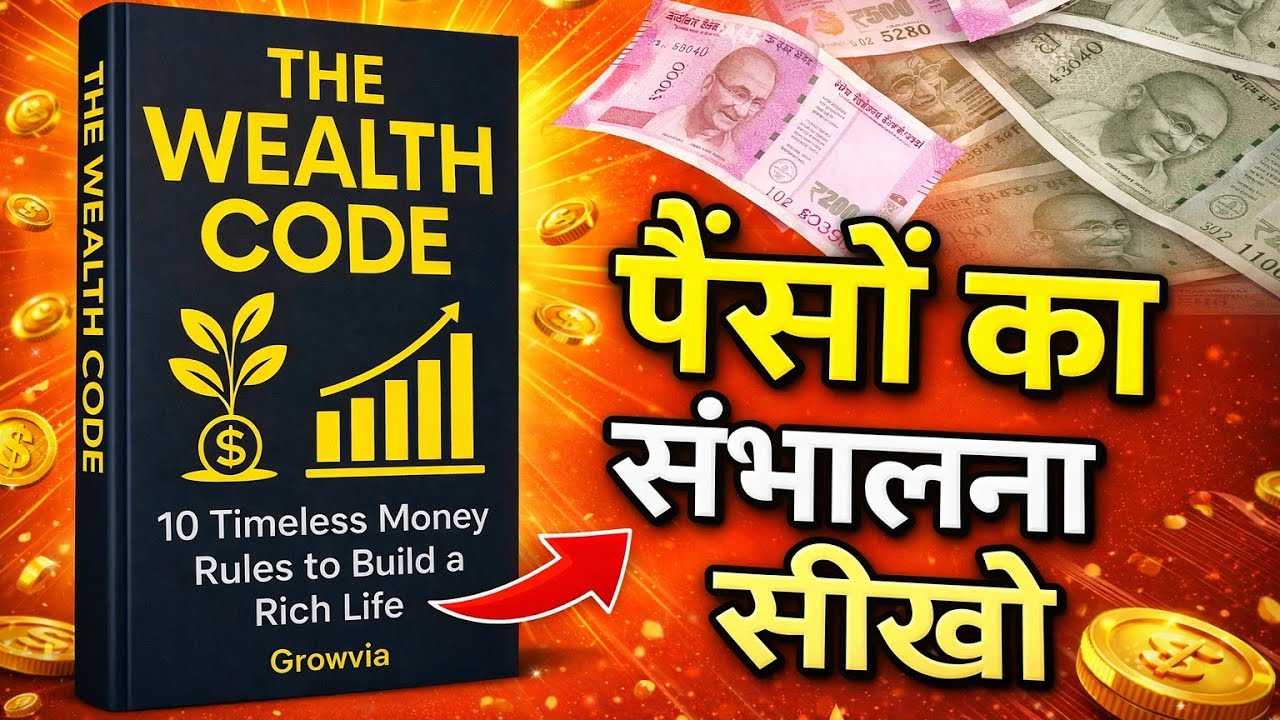 Learn to Manage Money — The Wealth Code Book Summary in Hindi | 10 Money Rules That Make You Rich