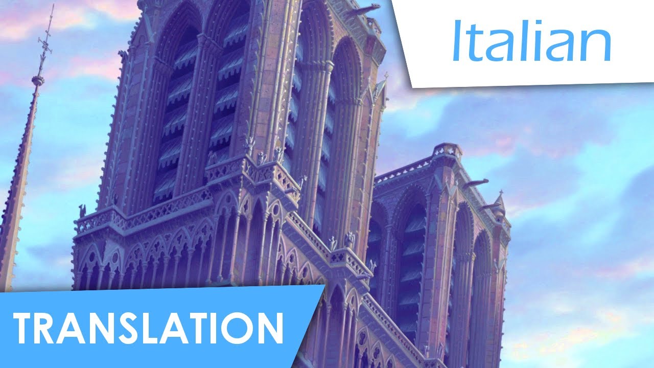 The bells of Notre Dame (Italian) Lyrics & Translation