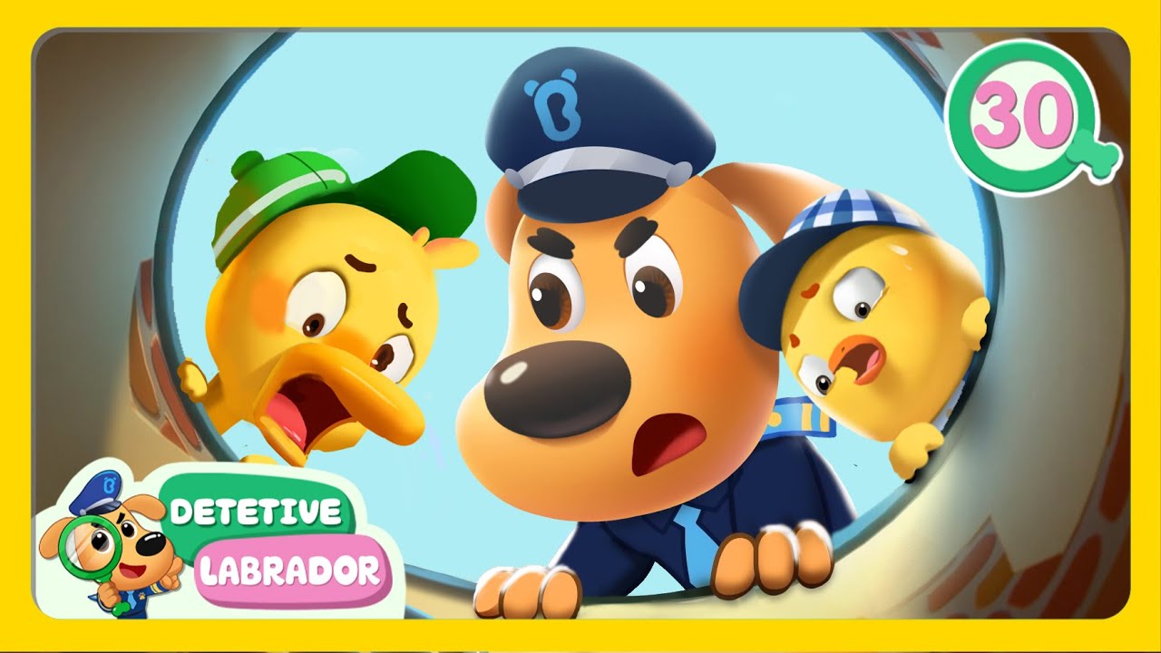 Vamos! Aventure-se Embaixo da Tampa do Bueiro! 🐣🐶👮 Dicas de Seguran&ccedil;a do Detetive Labrador 🔍 30 Mins