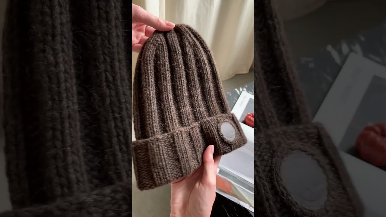 Ribbed Beanie Knitting Pattern – Easy Folded Brim Hat Tutorial with Video liucitaloveworld.etsy.com