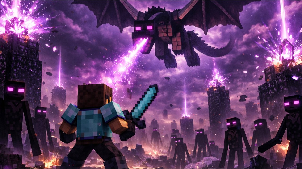 Das END hat mich 4 MAL gekillt… ich raste aus!🤬 - MINECRAFT ALL ACHIEVMENT´S #3 [Challenge]