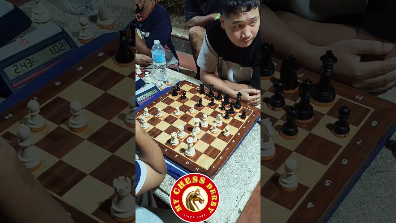 Crucial endgame in English Opening played between Rodney Opada versus Jairus Sam Salamin