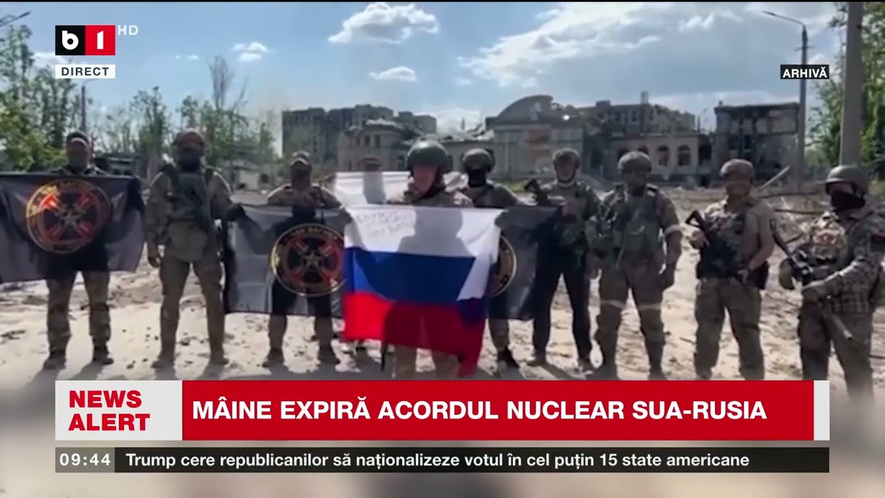 MÂINE EXPIRĂ ACORDUL NUCLEAR SUA-RUSIA_Știri B1TV_4 febr. 2026