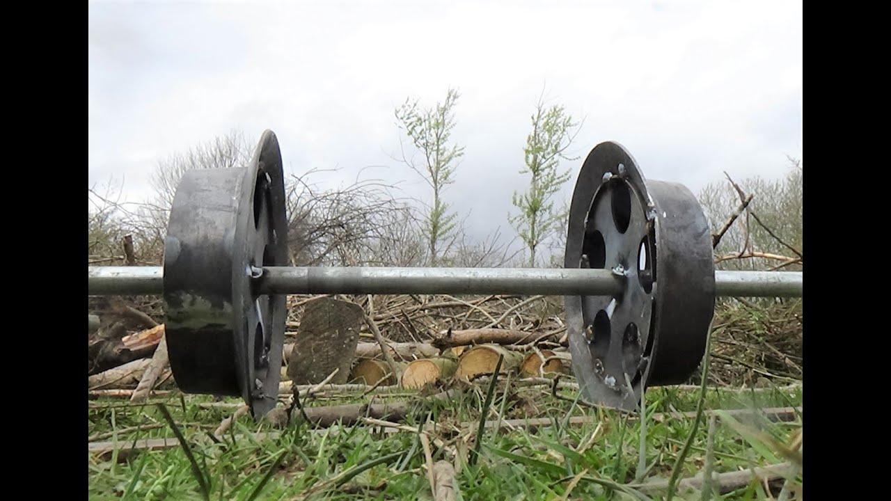 More Homemade Railway Wheels - This Time With Tapered Treads!