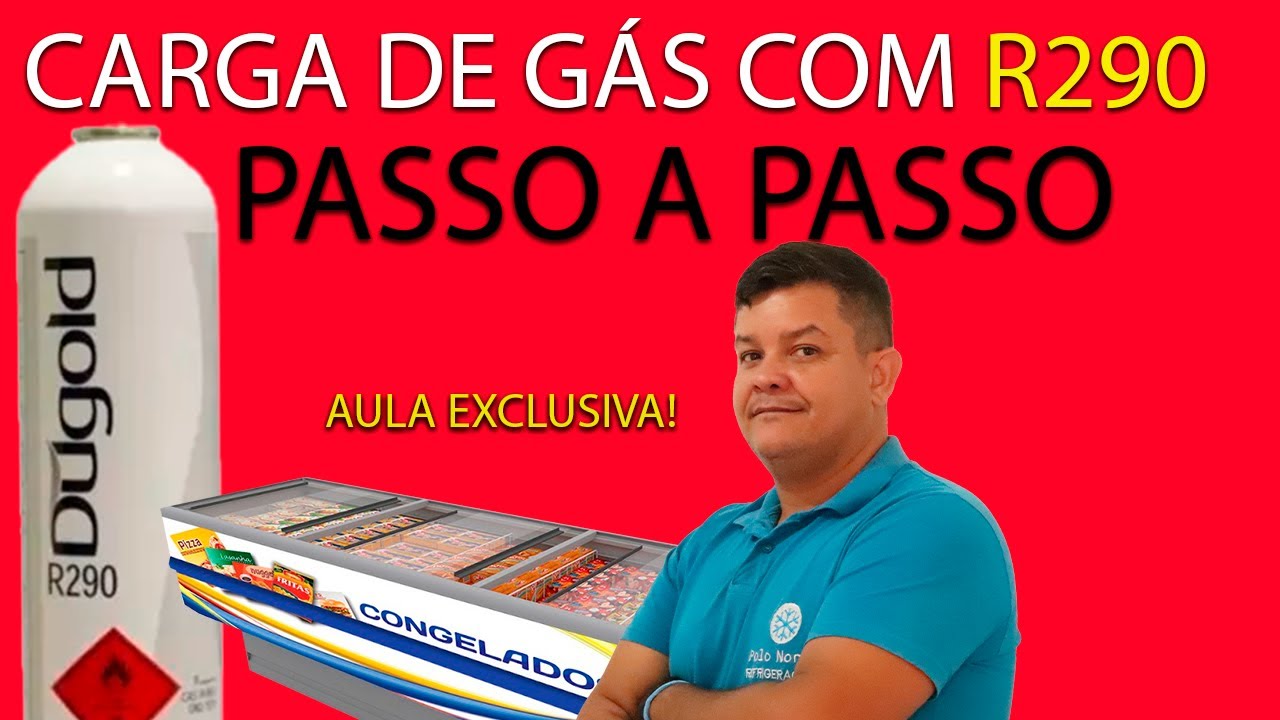 🎯CARGA DE GÁS COM R290, TRABALHA COM QUANTOS PSI ?