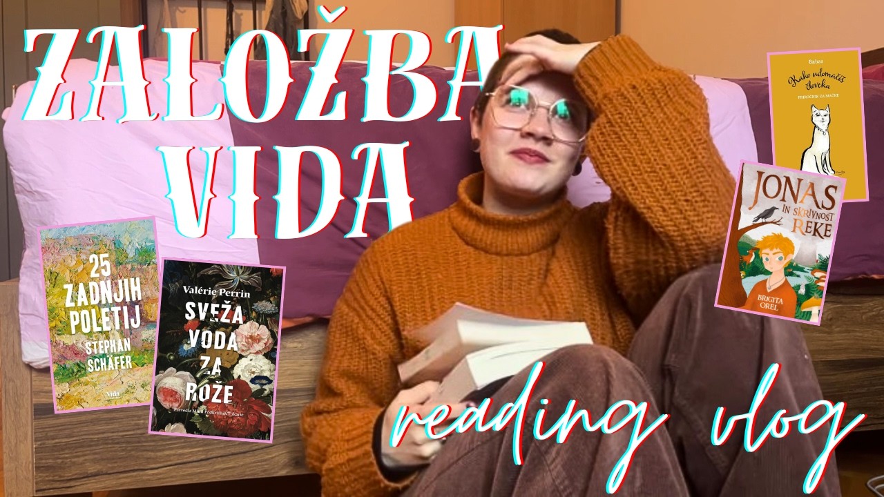 EN mesec ENA ZALOŽBA | Založba Vida - reading vlog