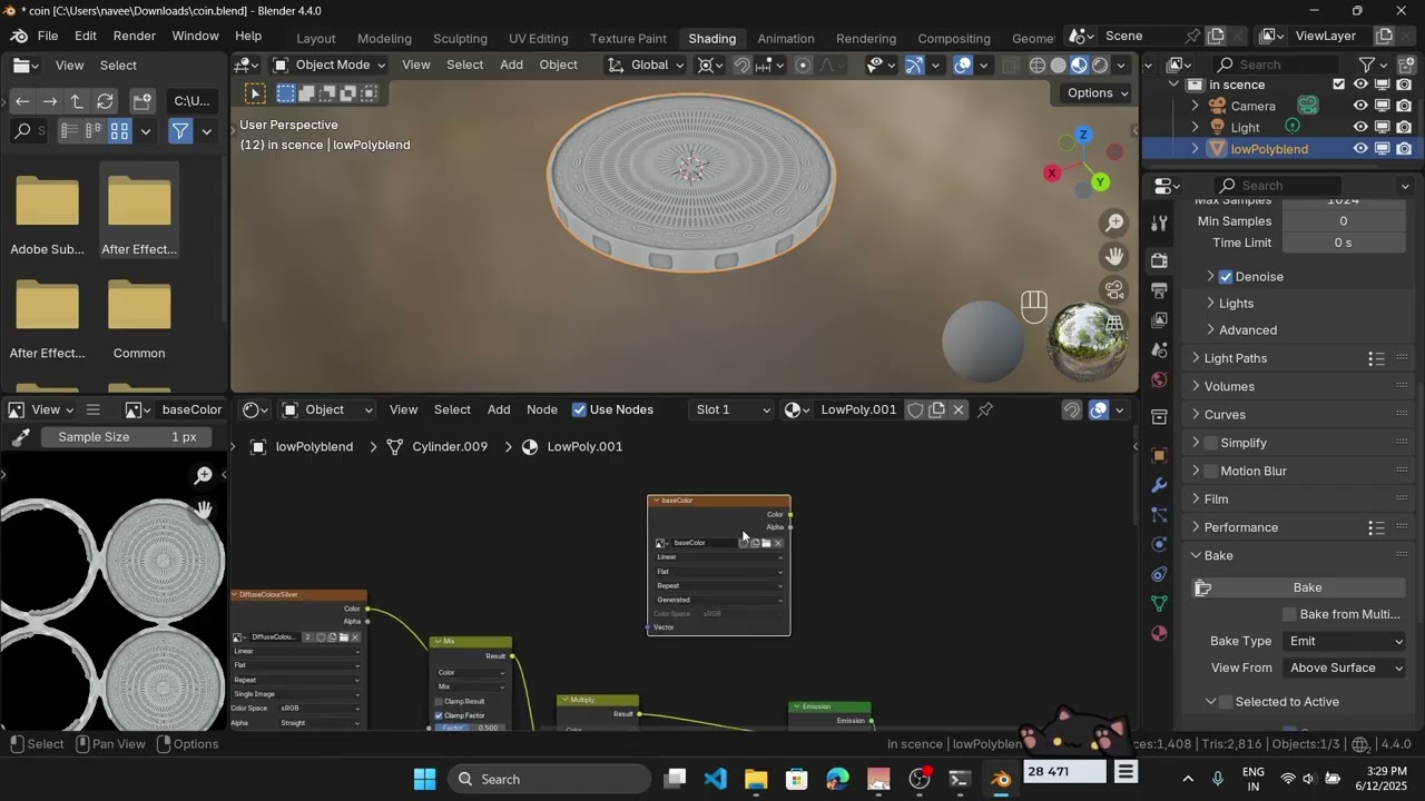 Export FBX with textures in Blender