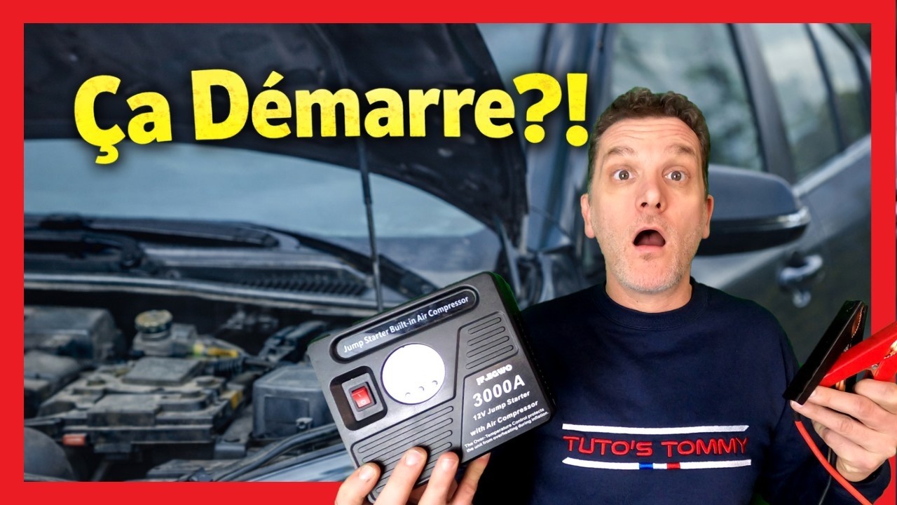 Ma voiture ne démarre plus... Ce booster JFEGWO CS-3000A m'a sauvé
