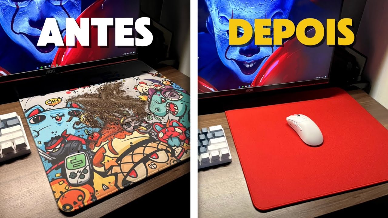 Mousepad Tava Sujo Então Comprei um NOVO - Pk Control 1