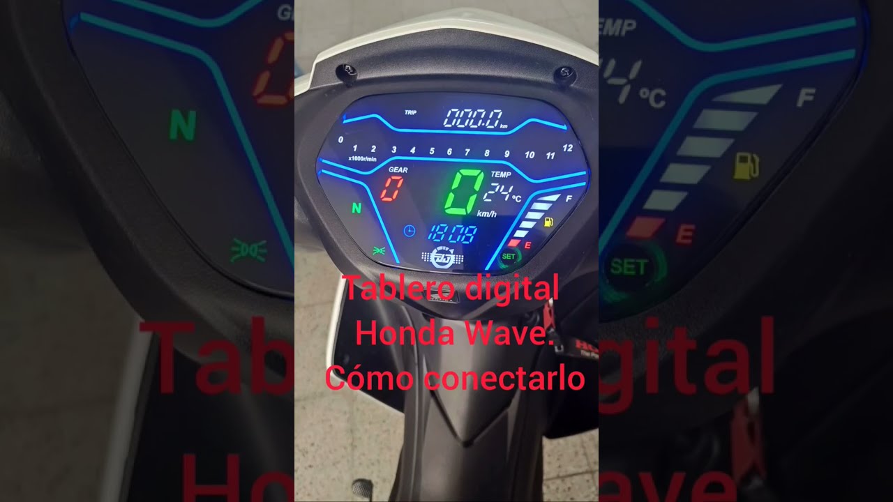 Tablero digital para Honda Wave 