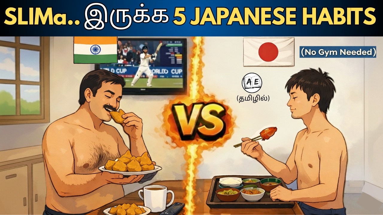 5 Japanese Habits That Quietly Keep You Slim  (No Gym Needed) | almost everything Tamil