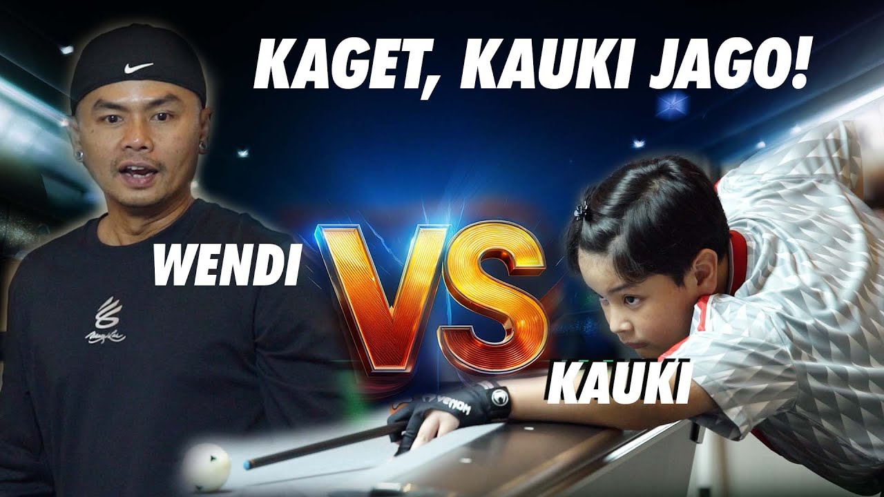 WENDI CAGUR KALAH SKILL LAWAN KAUKI!! - BILLIARDERS #1