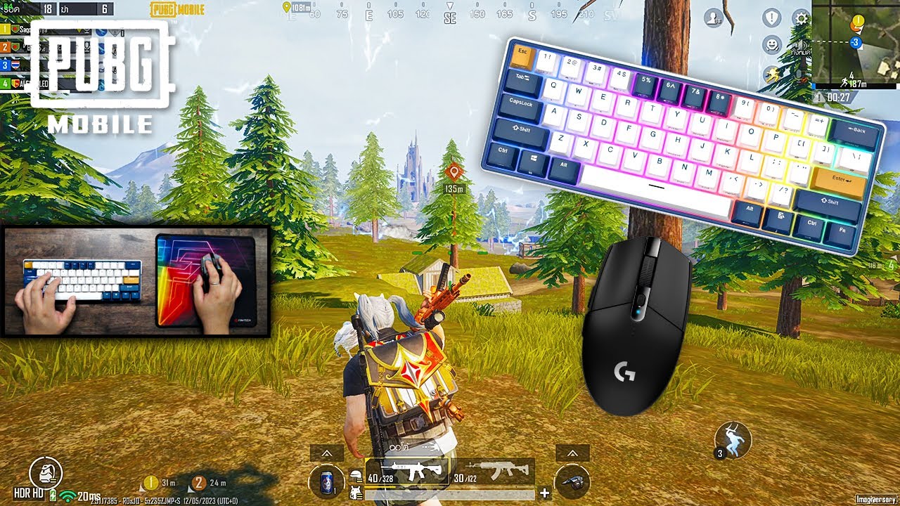 DPI 400 Low Sens Handcam ASMR 😴 | PUBG MOBILE Emulator 90 FPS + HDR HD (Gameloop)