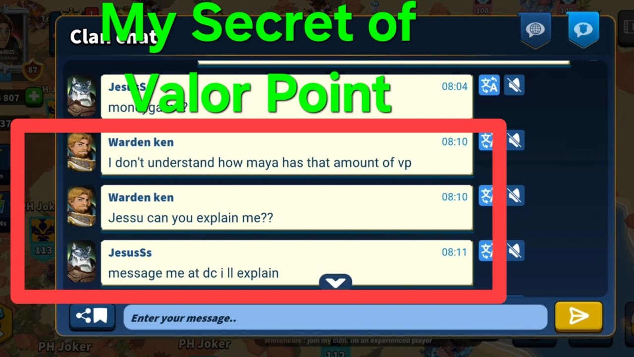 My Secret of Valor Points | Million Lords |
