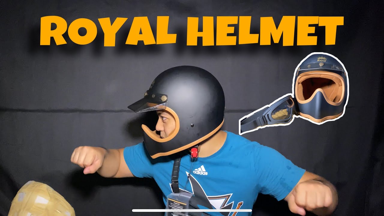 ROYAL HELMET | FULL FACE MATTE BLACK GUMLINE | UNBOXING and REVIEW