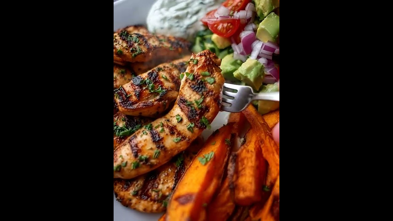 You Won’t Believe How Easy This Grilled Chicken Bowl With Roasted Veggies Is! 
