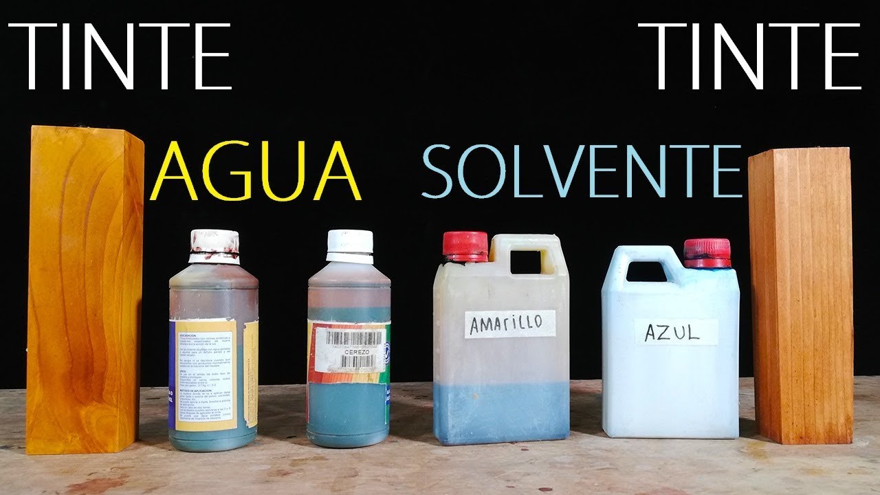 ¿Que Tipo De Tinte Para MADERA Debo Usar? Tinte Al AGUA 🏠  - Tinte Al Solvente - Luis Lovon