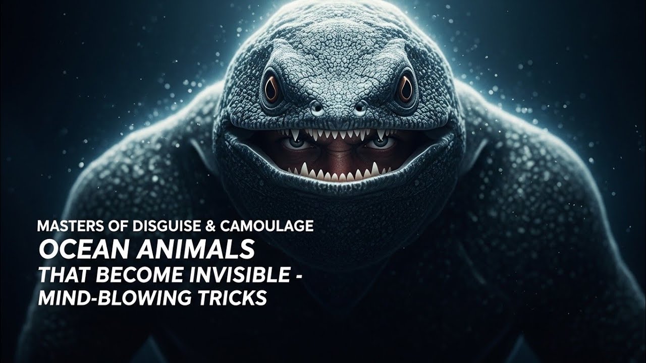 Masters of Disguise & Camouflage: Ocean Animals That Become Invisible – Mind-Blowing Tricks!