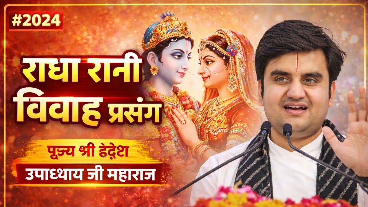 राधा रानी का दिव्य विवाह प्रसंग | Pujya Shri Indresh Upadhyay Ji Maharaj | Bhakti Katha