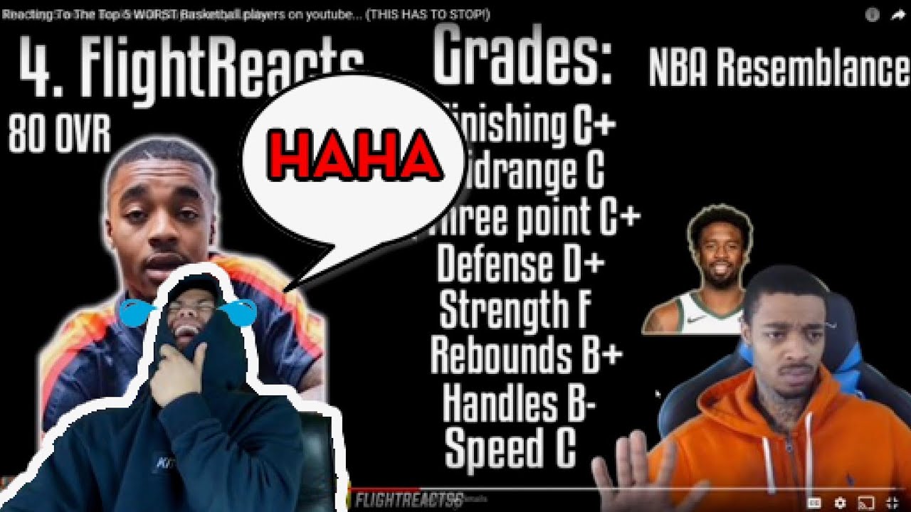 Flight Found his List!!! Flight Reacting to Top 5 WORST Basketball Youtubers!