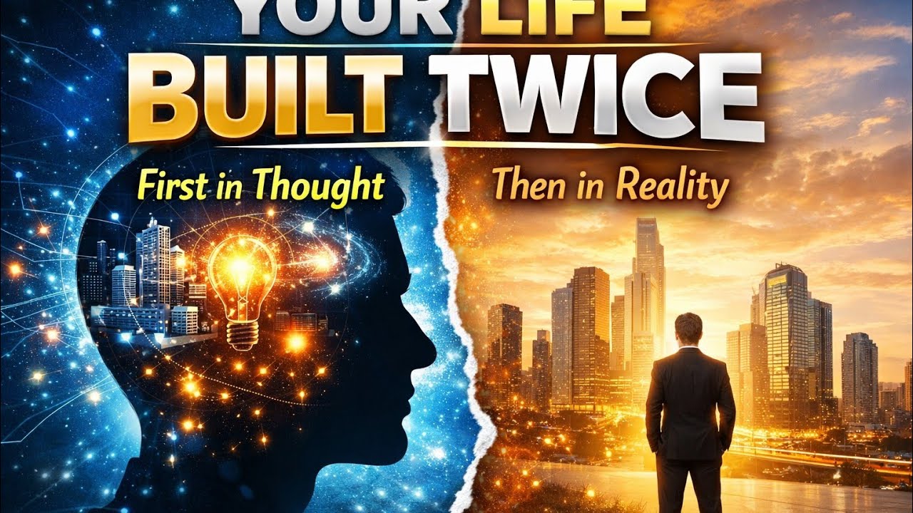 Your life Built twice:- First in thought,Then in reality 