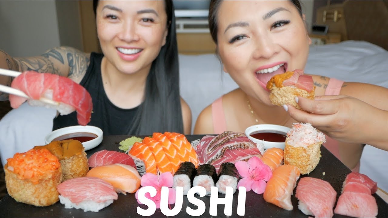 BEST SUSHI *JAPAN* | Mukbang  N.E Let's Eat