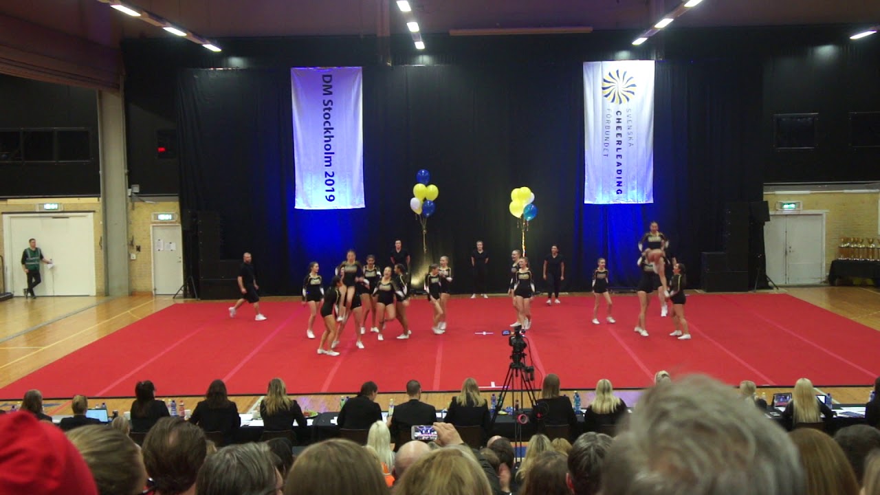 DM Stockholm 2019 Cheerleading   SOL GF   STARS Senior Level 1