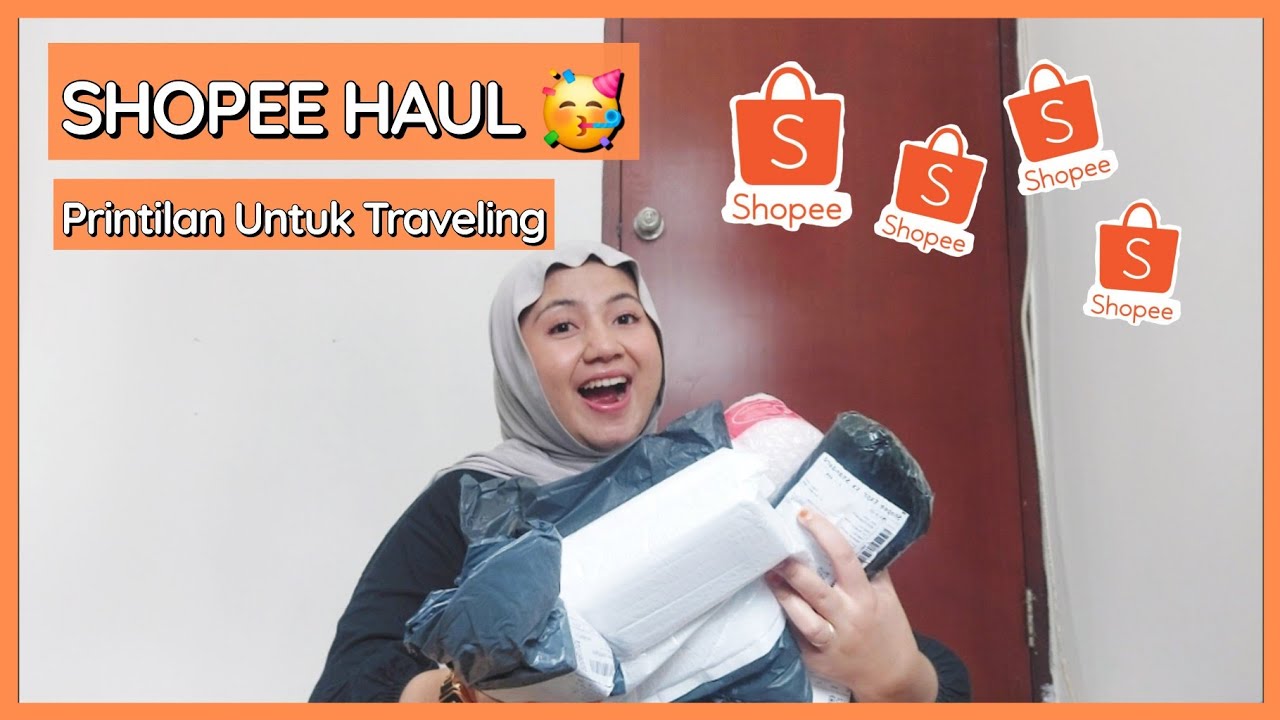 SHOPEE HAUL |UNBOXING BELANJAAN PRINTILAN TRAVELING | Nuri Amaliyah