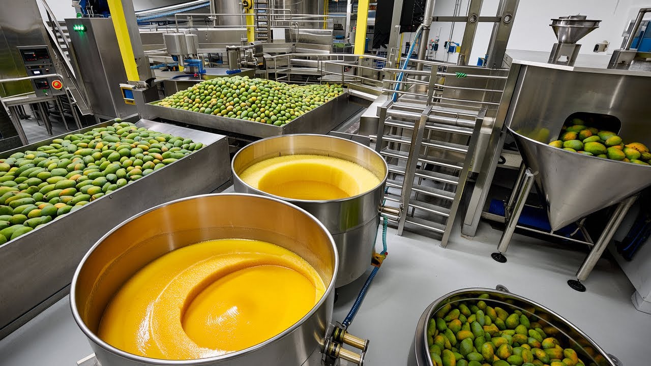 Mango Juice Processing Machine-How to Process Mango Juice