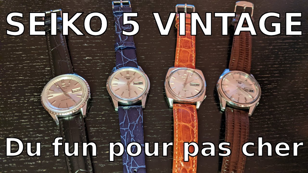 VINTAGE SEIKO 5 - Une porte d'entrée dans le monde du vintage