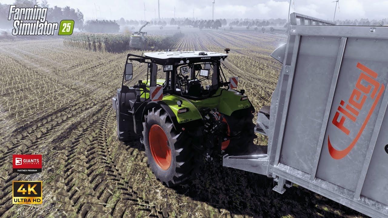 FS25 Realistic Graphics | Claas & Fendt Silage mission | ReShade Gameplay 