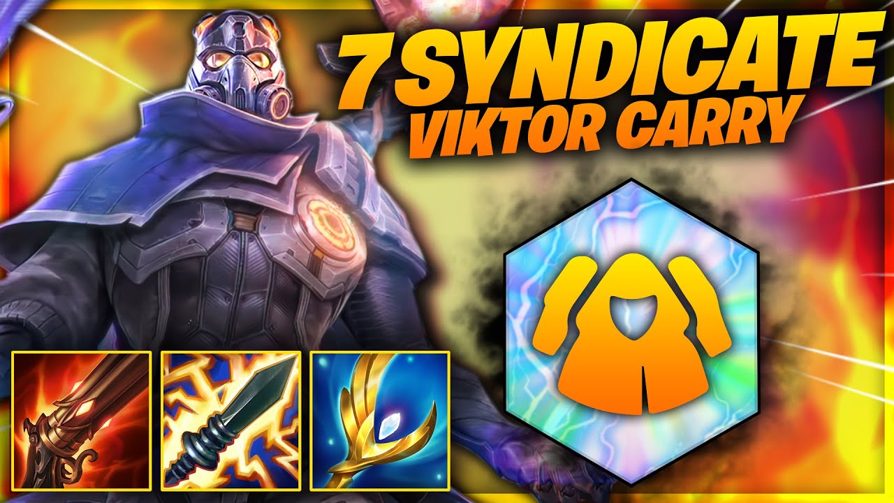 7 SYNDICATE IS BROKEN!! Viktor ATK Speed and MR Shred Build (TFT Patch 11.24b) | Milk